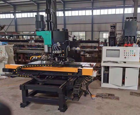 High Speed CNC Plate Punching And Drilling Machine With Marking Function Hole Diameter 50mm