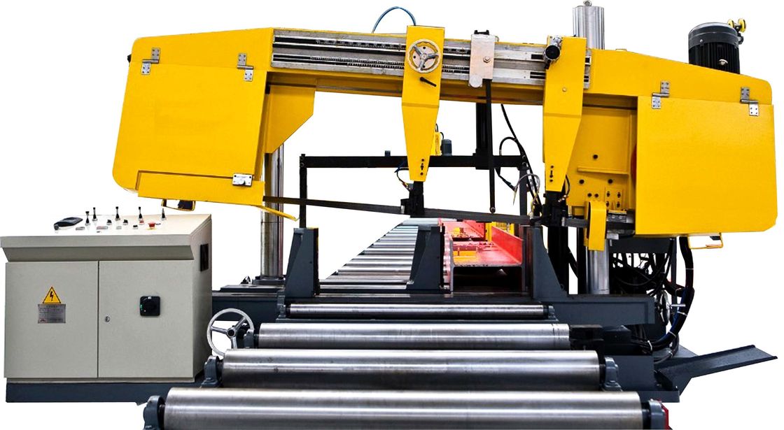 High Reliability CNC Horizontal Band Saw Machine Double Column Design