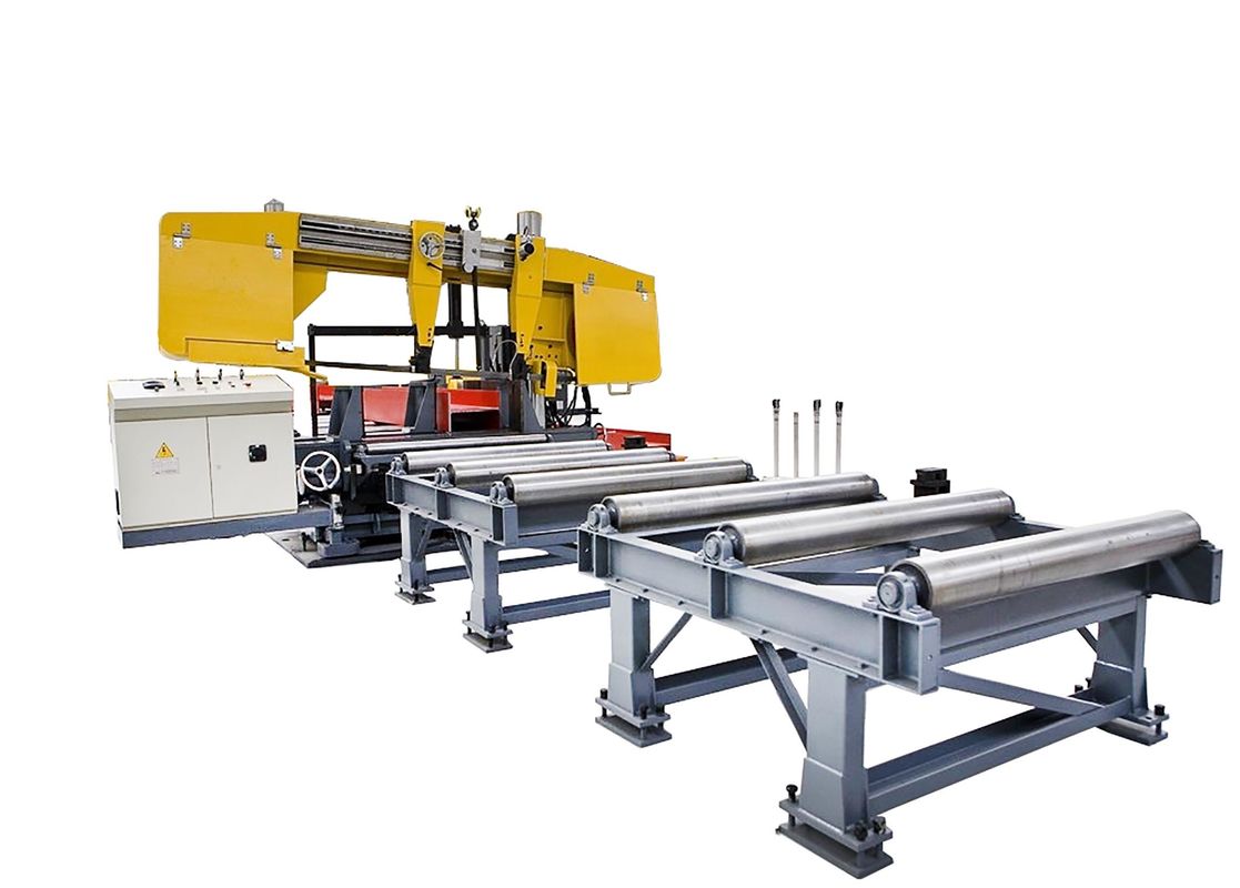 Band Sawing Machine for Cutting Beams Used in Steel Structure Industry