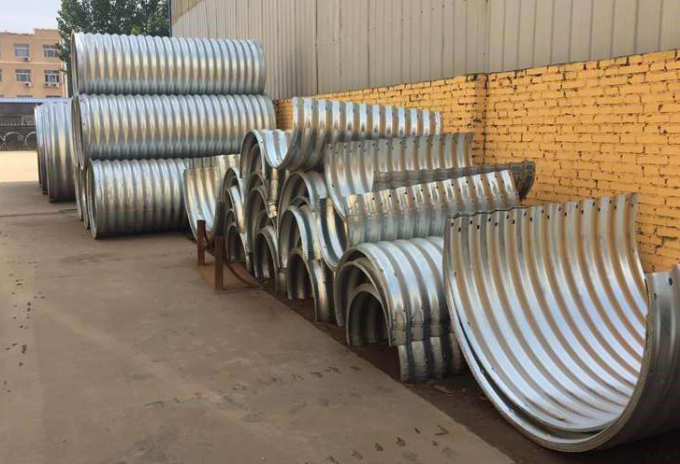 Heavy Large Culvert Corrugated Plate Roll Forming Machine Line Used On 