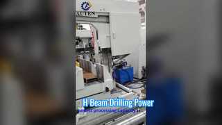 H beam drilling machine