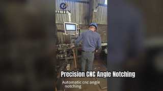 Automatic cnc angle notching machine