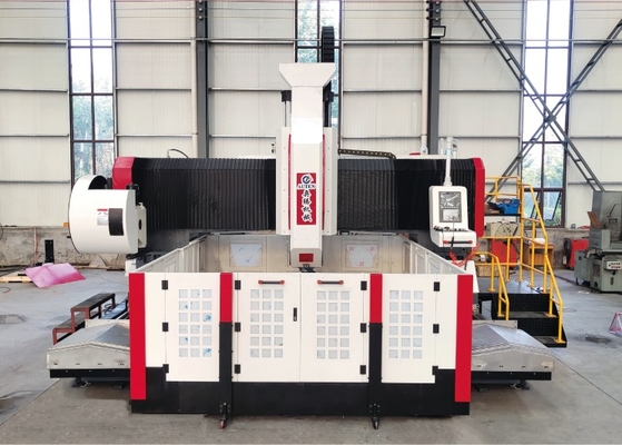 Gantry Height 800mm CNC Gantry Machining Flange Plate Drilling Machine Spindle taper BT50