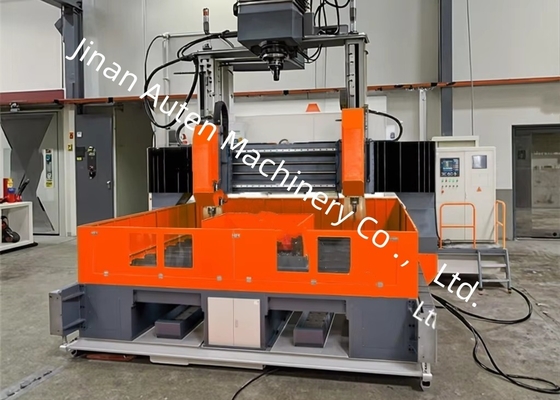 7.5KN Clamping Force Automated CNC Plate Drilling Machine 28mm T-Slot Width 0.45KW Cooling Power