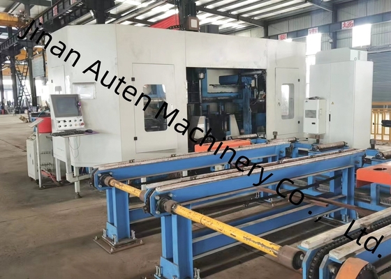 5-30mm Drilling Diameter Range 3D CNC H Beam Drilling Tapping And Sawing Machine Line BT40 Drilling Spindle