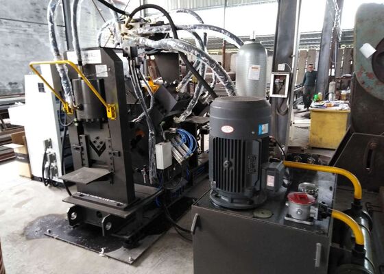 Electric Power Tower Iron Accessories Use Cnc Angle Punching Machine 1250KN Cutting Force