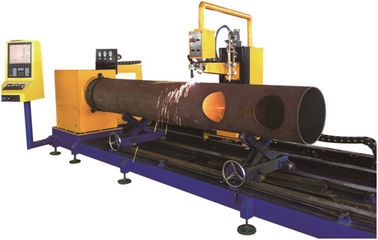3 Axis CNC Pipe Cutting Machine Cutting Round Steel Pipes with High Precision