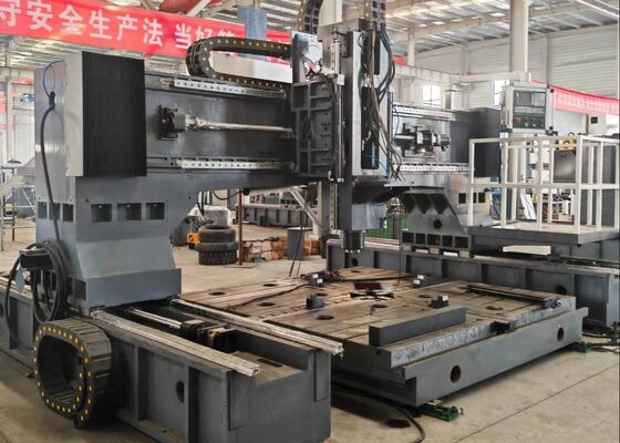 Model PHD4080 Gantry Type Moving CNC Drilling Milling Machine For Heat Exchanger