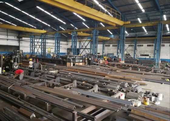 With Marking Cutting Function Cnc Angle Punching Machine Line For Power Communication Tower