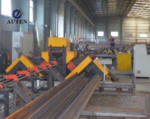 With Custom Designing Cnc Angle Steel Drilling Marking Machine 34×8×3m Overall Dimension