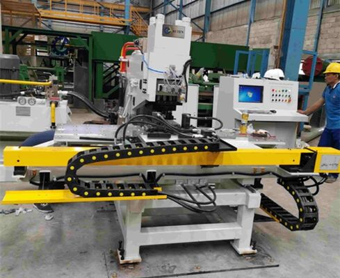 High-Speed CNC Plate Punching Marking And Drilling Machine With Integrated Processing