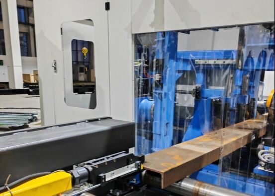 Heavy Duty CNC Beam Drilling Machine Suitable For Drilling H Section Steel In Bridge Construction