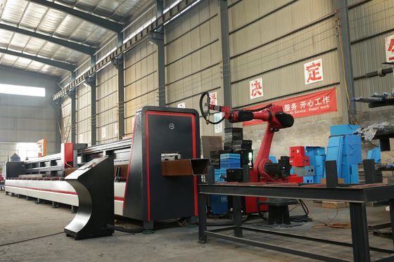 High Efficiency CNC Plasma H Beam, Pipes, Steel Channel Cutting Robot Machine Line Model CPC1000
