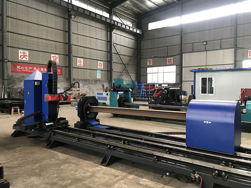 8 Axis Cnc Plasma Cutting Machine For Tube Pipe H Beam Angle Steel