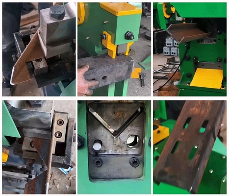 Small Combined Punching And Shearing Machine For Round Steel Angle Steel Channel Steel
