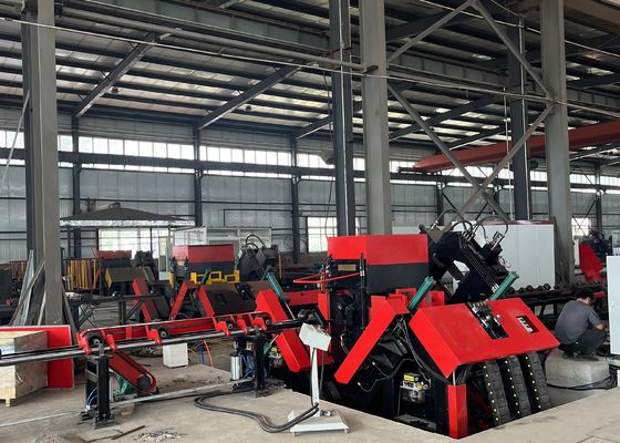 High-Efficiency and Automated CNC Angle Line Machine for Large-Size Angle Steel Drilling and Stamping