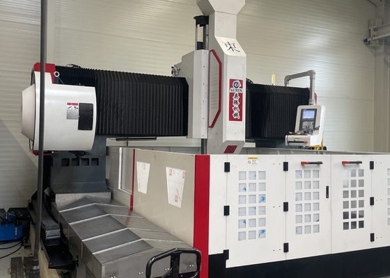 Gantry Height 800mm CNC Gantry Machining Flange Plate Drilling Machine Spindle taper BT50