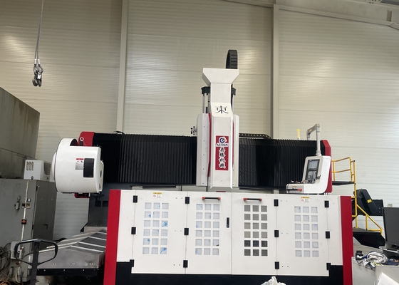 Gantry Height 800mm CNC Gantry Machining Flange Plate Drilling Machine Spindle taper BT50