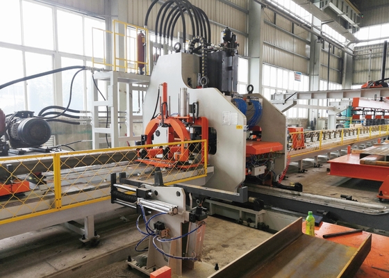 1200KN Nominal Force CNC Truck Beam Plate Punching Machine Max 750mpa Material Tensile