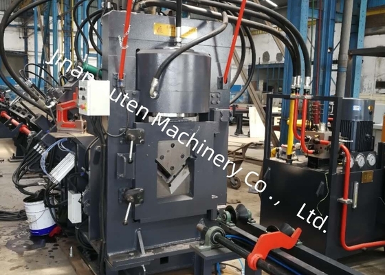 2 Punches Per Side CNC Angle Punching Marking Shearing Line Machine 630KN Punching Force
