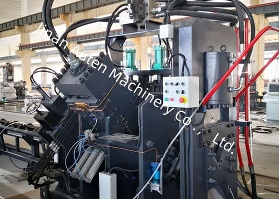 2 Punches Per Side CNC Angle Punching Marking Shearing Line Machine 630KN Punching Force