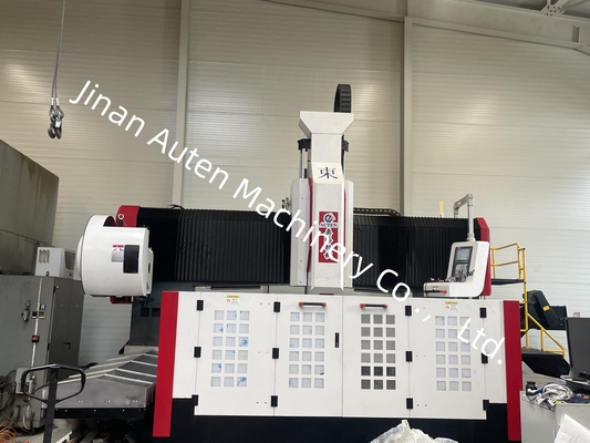 T Slot Width 28mm Flange CNC Plate Drilling Machine 100mm Max Diameter
