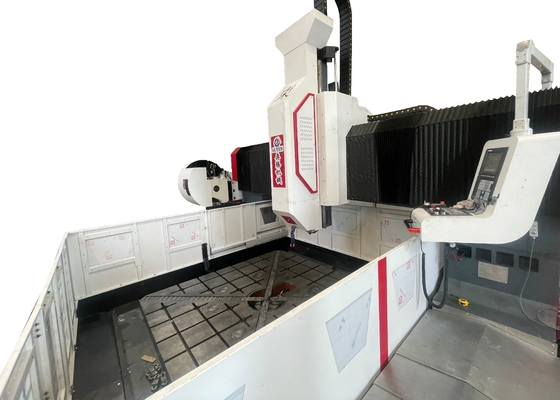 T Slot Width 28mm Flange CNC Plate Drilling Machine 100mm Max Diameter