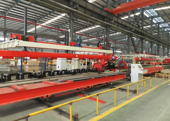 1200KN Nominal force Automobile Longitudinal Beam Flat Plate CNC Punching Machine Line 3-6MM Thickness