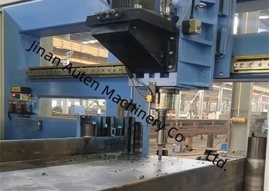 BT40 Model Main Spindle High-Speed Precision CNC H Beam Drilling Machine 5-30mm Hole diameter