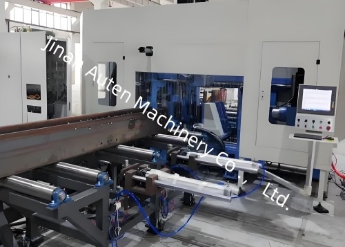 Bt40 Spindle Bore Taper Steel Structure H Beam Cnc Drilling And Sawing Machine Line 5-30mm Drilling Diameter Range