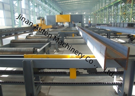 Three-Spindle BT40 CNC Beam Drilling Marking And Shearing Machine Beam Length 2000～13000mm