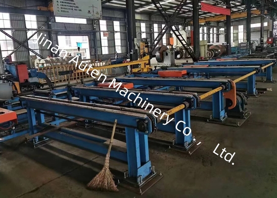 5-30 MM Hole Diameters CNC Beam Drilling Tapping And Marking Machine Line 4 X 3 Row Style Tool Magazine
