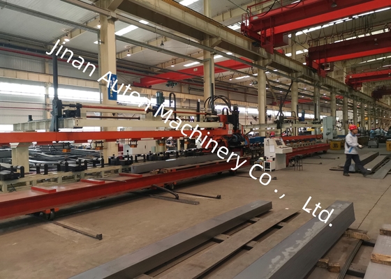 3-6mm Thickness Truck Beam CNC Punching Production Line 750Mpa Material Tensile Strength