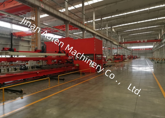 25 Number Of Modules CNC Truck Beam Punching Machine Line 4-9mm Plate Thickness