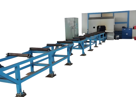 2000～13000mm Beam Length High Speed CNC H Beam Drilling Machine 10#～40# Channel Steel