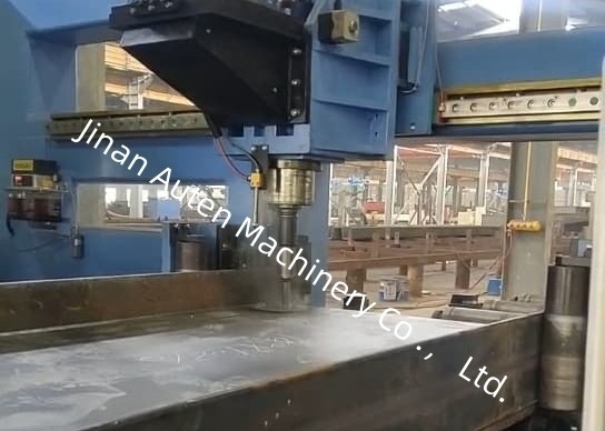 2000～13000mm Beam Length High Speed CNC H Beam Drilling Machine 10#～40# Channel Steel
