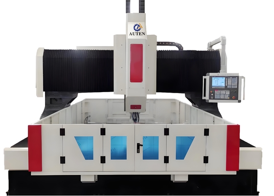 11KW/15KW Servo Spindle Motor Power CNC Gantry Drilling And Milling Machine 28mm T-Slot Width
