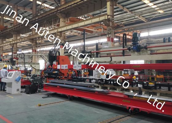 4000-15000mm Length Trucks Beam Plate CNC Punching Machine 60mm Max. Punching Diameter