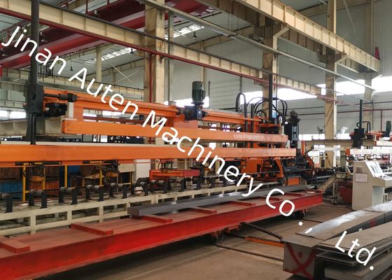 60mm Max. Punching Diameter Automobile Longitudinal Beam Plate CNC Punching Line 4000～8000mm Length