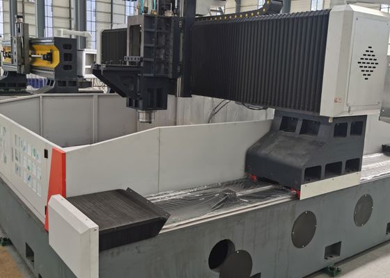 11KW Servo Spindle Motor Power Gantry CNC Drilling Machine For Flange Sheet Metal