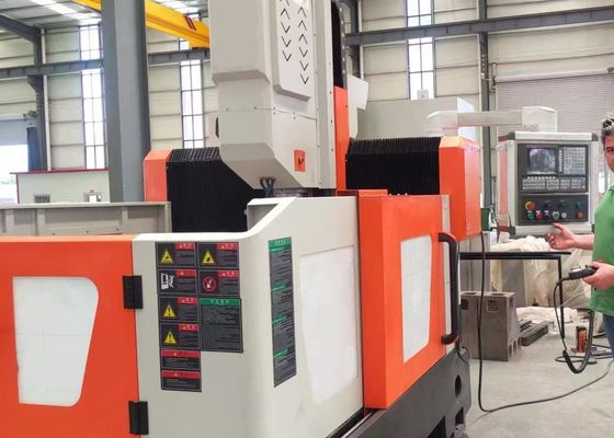 1200x1200 Mm Workpiece Size Gantry Fixed Plate Drilling Milling Machine 750mm Gantry Height