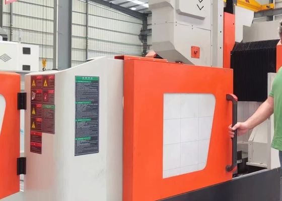 4000x3800x2800mm Overall Size Worktable Movable CNC Drilling Machine 60mm Max Drilling Diameter