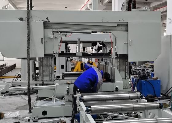1250x600mm Max Size Width X Height CNC 3D Beam Drilling Machine Line 40mm Max Hole Diameter