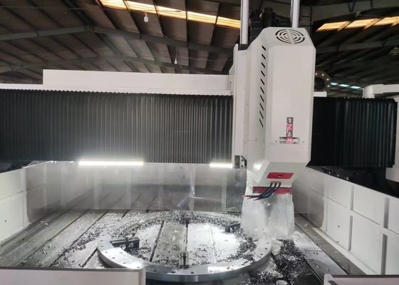 9000x7500x4000mm Overall Size CNC Gantry Flange Drilling Marking Machine BT50 Spindle Taper
