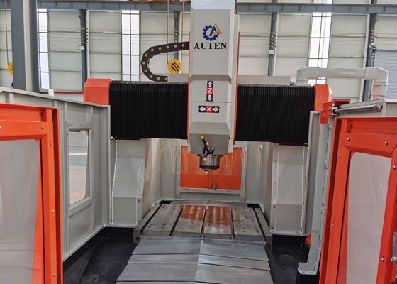 Automatic Tool Changer CNC Flange Metal Plate Sheet Drilling Machine 80mm Drilling Diameter