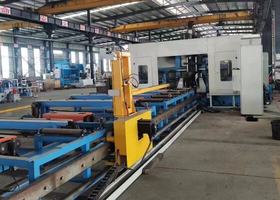 New CNC H Beam Drilling Machine For Steel Construction 11/15KW Spindle Motor Power