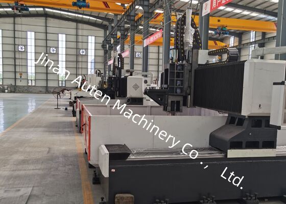1200x1200mm Workpiece Size CNC Gantry Flange Steel Drilling Machine 22KW Motor Power