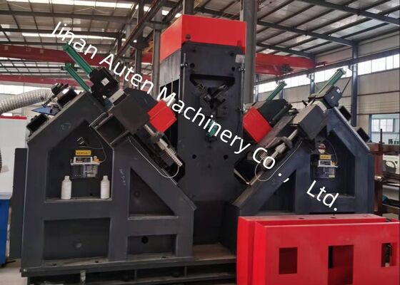 40m/Min Angle Feeding Speed Cnc Steel Metal Drilling Machine Line 3pcs Drill On Each Side