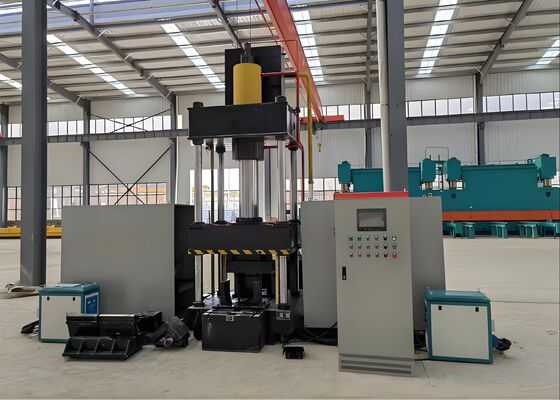 3150KN Oil Tank Pressure Cnc Angle Heating Bending Machine In Iron Tower Industry