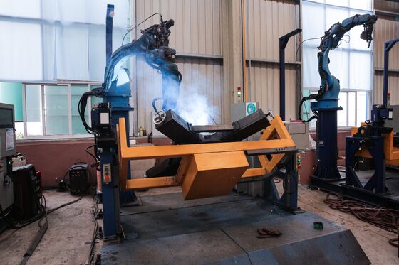 CO2 Single Weld Seam Welding Cnc Welder Robot Machine With Automatic Wire Feeding System
